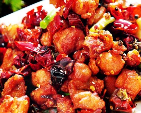 N21. Poulet épicé style Chongqing 重庆辣子鸡 Chongqing Style Spicy Chicken